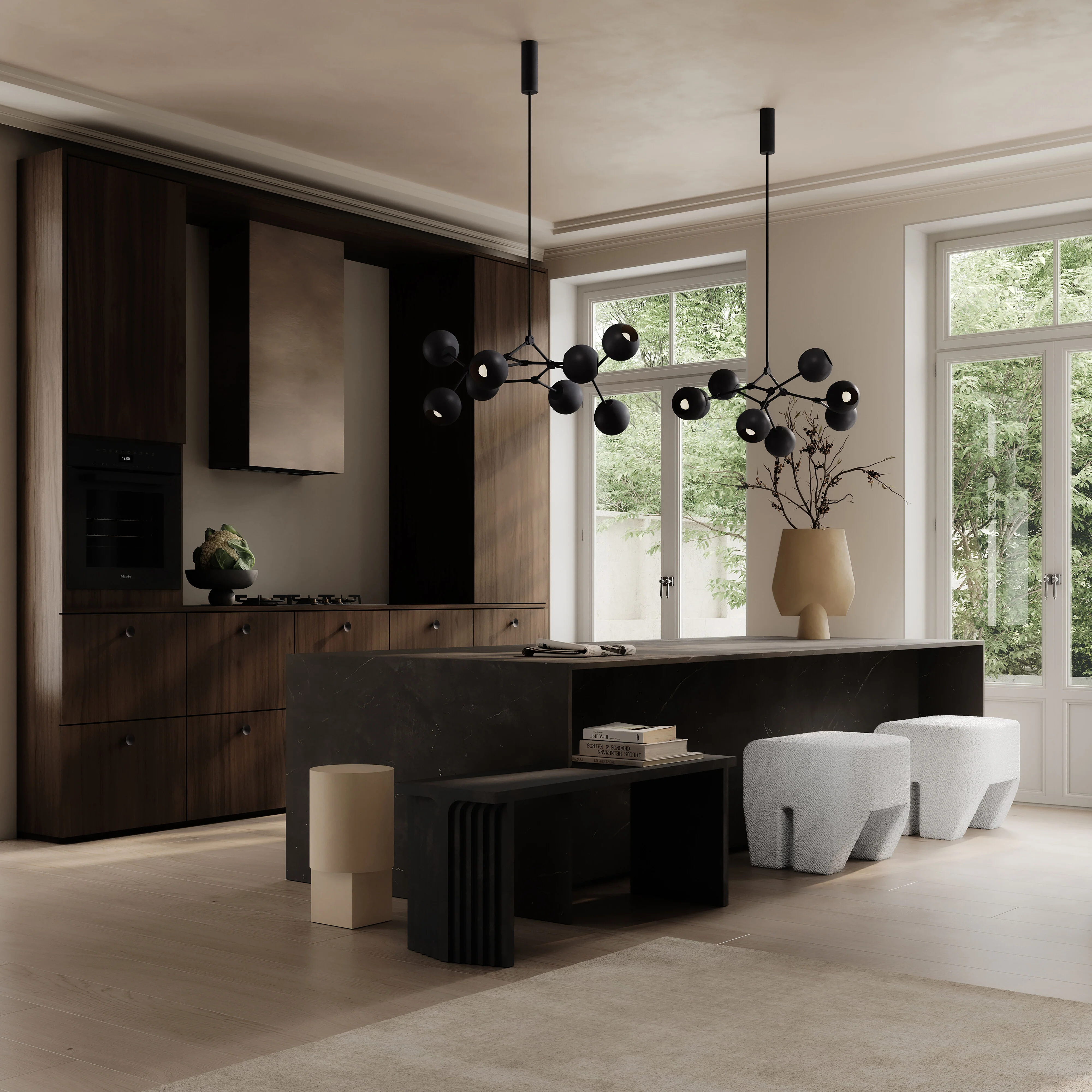 Arc Bench - Coffee - Image 5