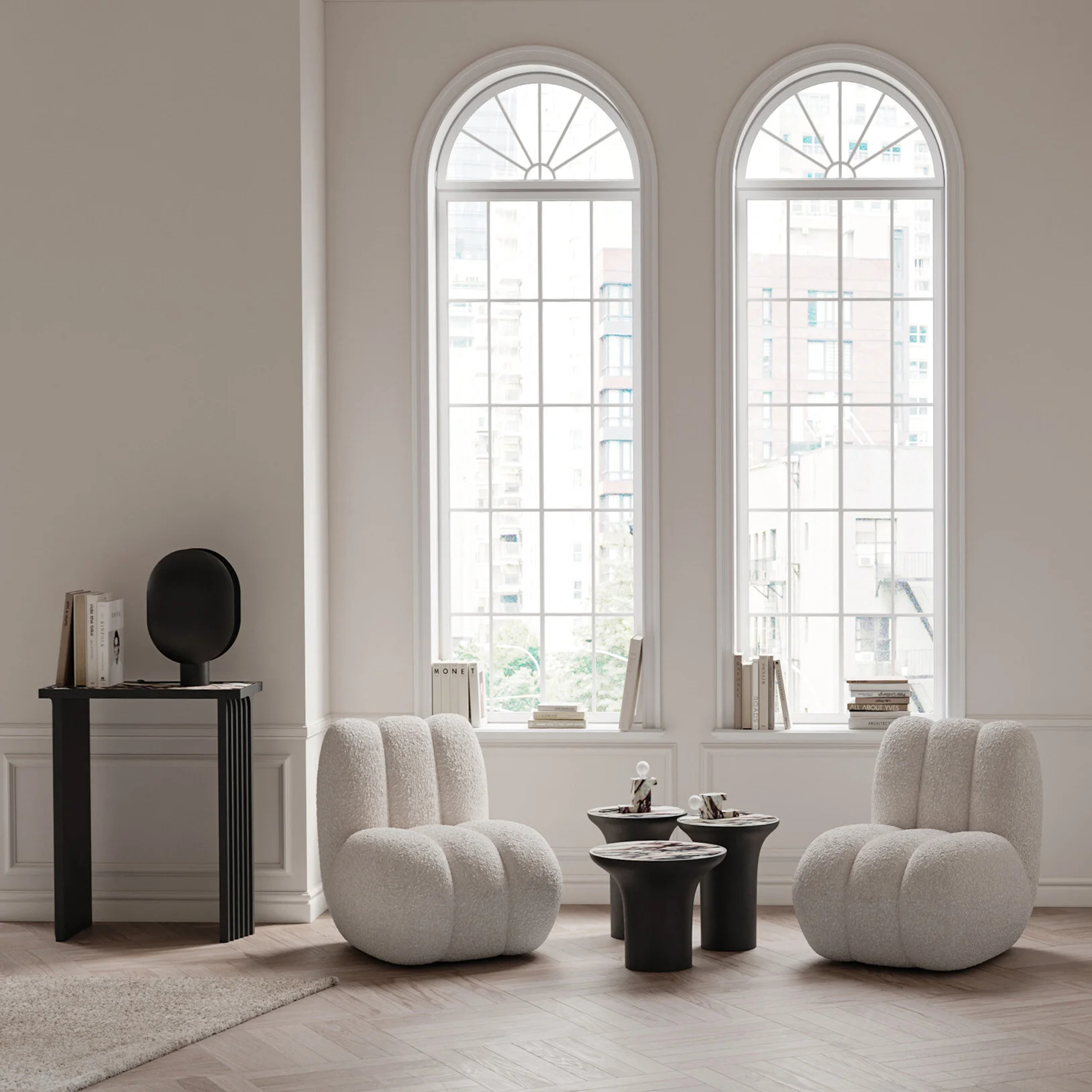 Arc Console - Calacatta - Image 3