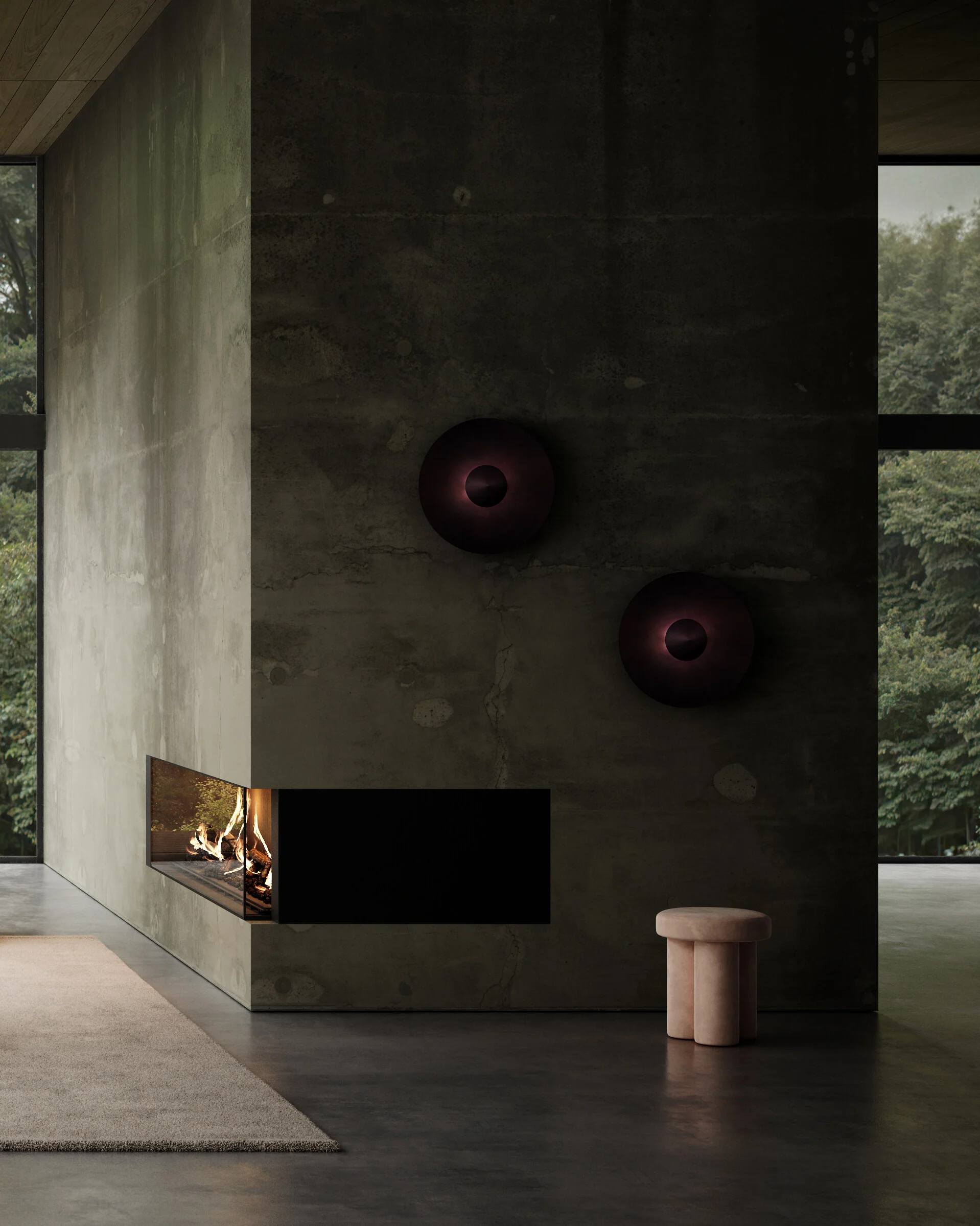 Big Foot Stool - Nubuck - Image 3