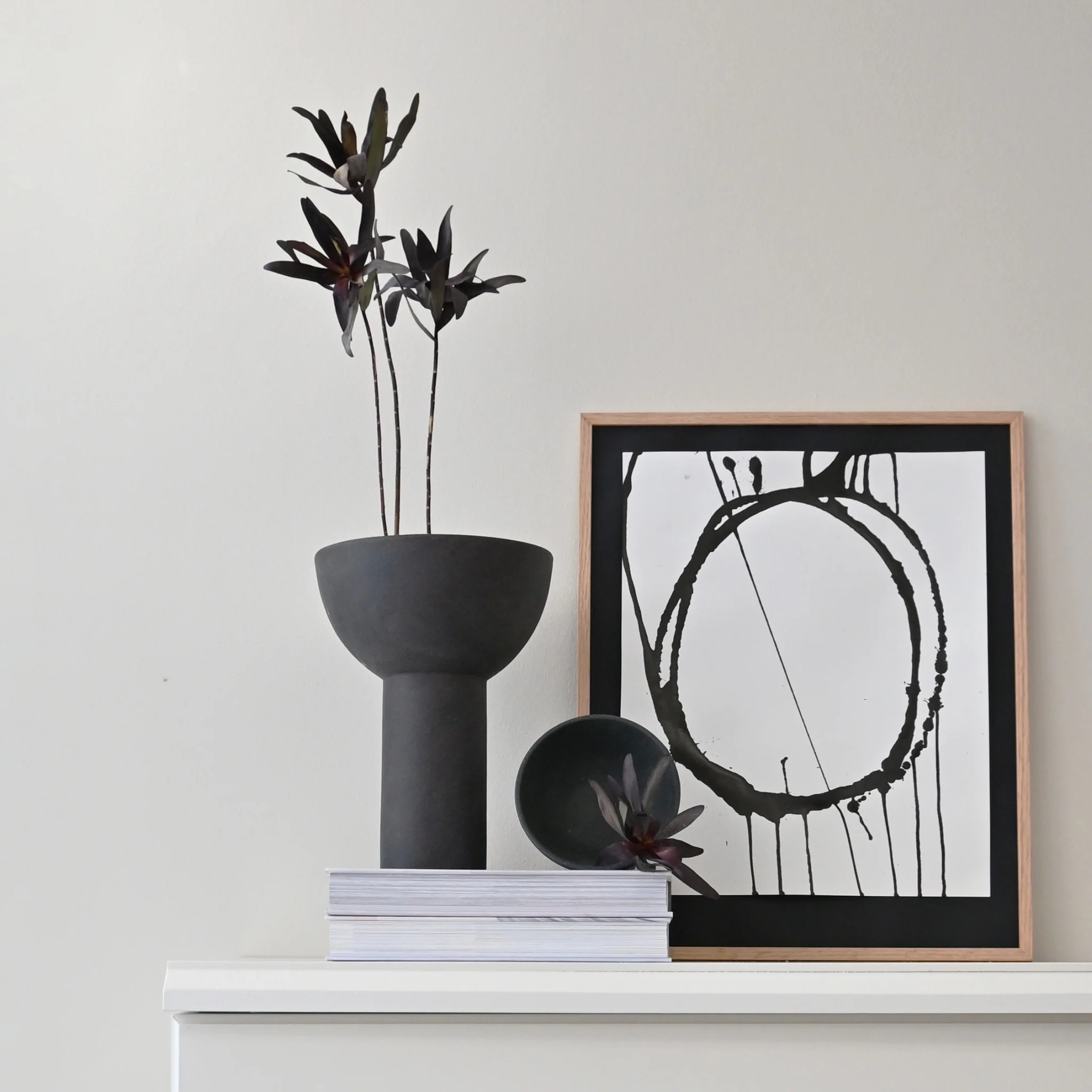 Block Vase, Medio - Coffee - Image 5