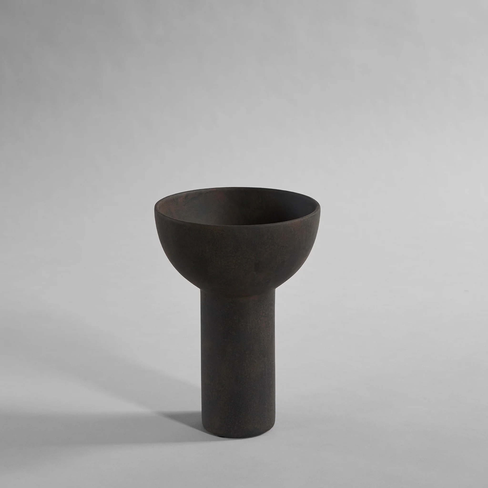 Block Vase, Medio - Coffee - Image 7