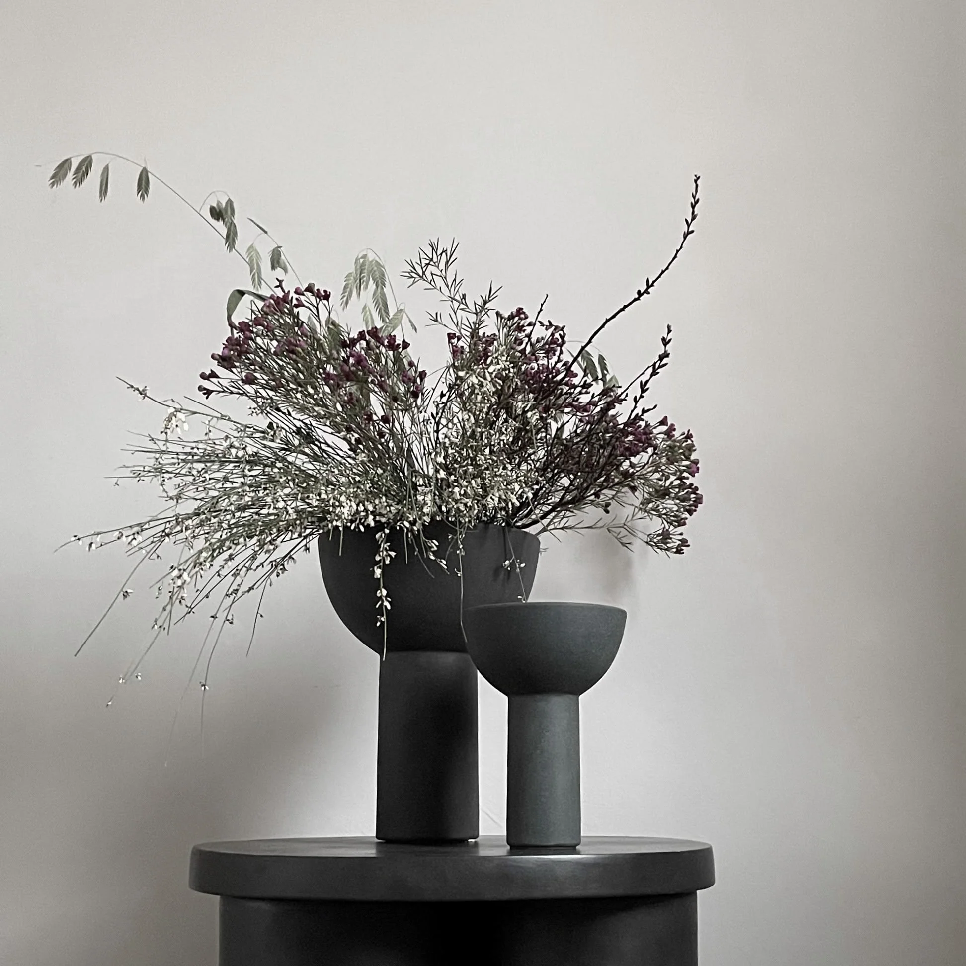 Block Vase, Medio - Coffee - Image 9