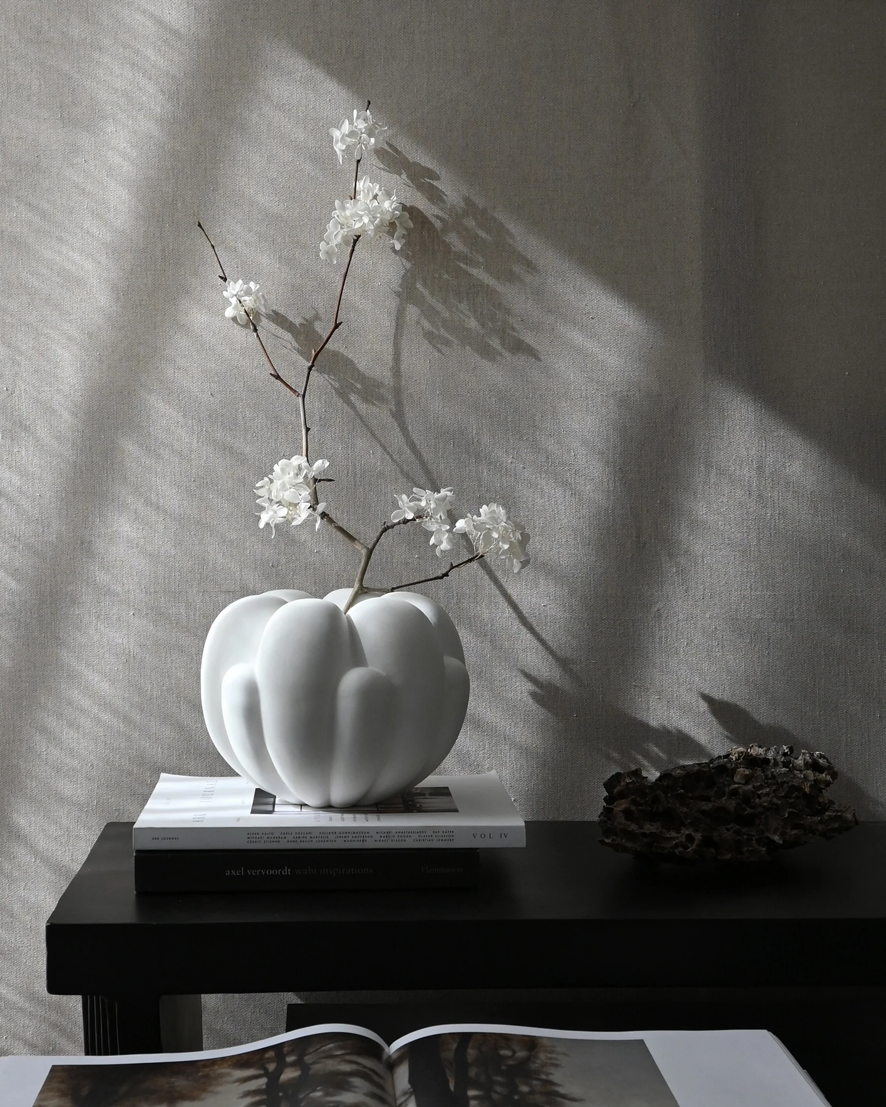 Bloom Vase, Petit - Bone White - Image 3