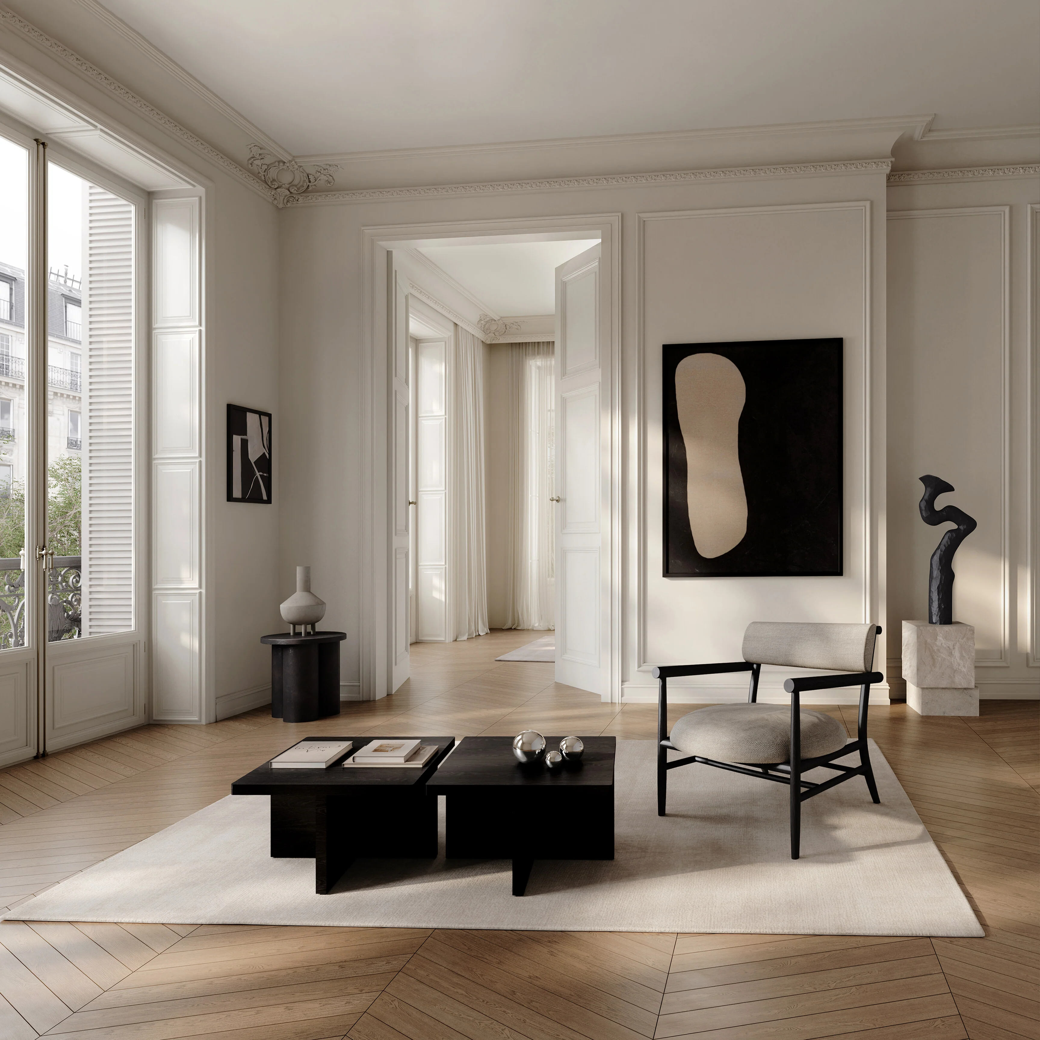 Gallery Balls, Set of 3 - Chrome - Image 7