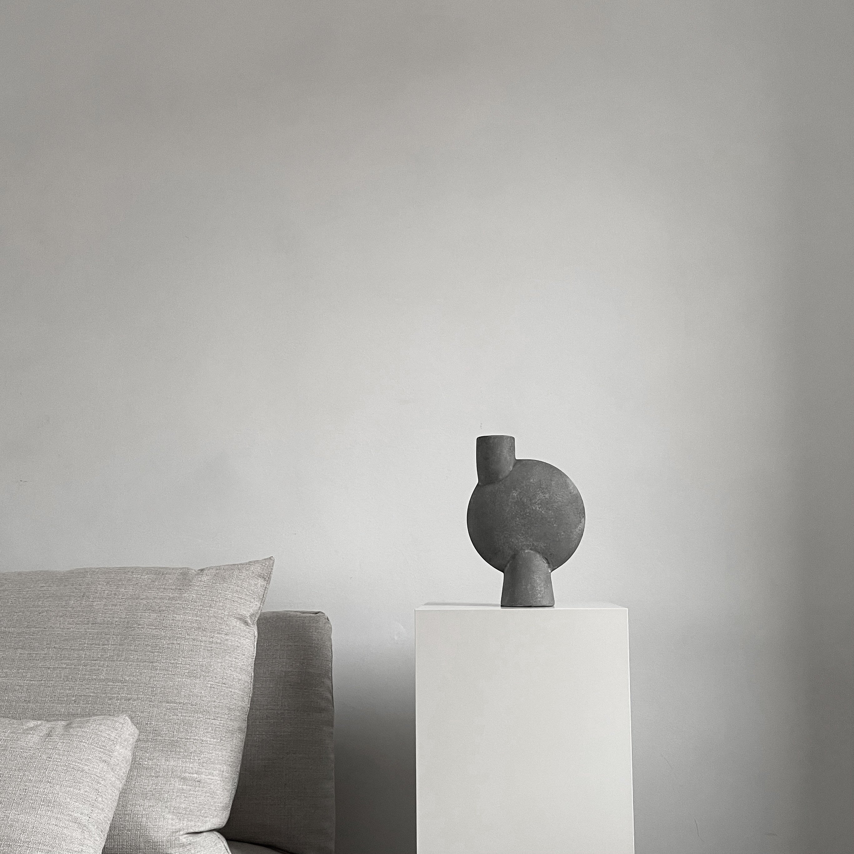 Sphere Vase Bubl, Medio - Dark Grey - Image 3