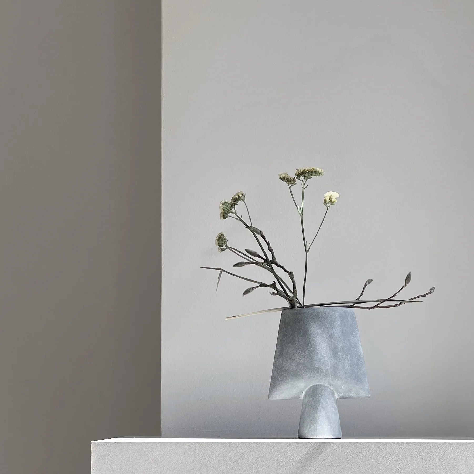 Sphere Vase Square, Mini - Light Grey - Image 5