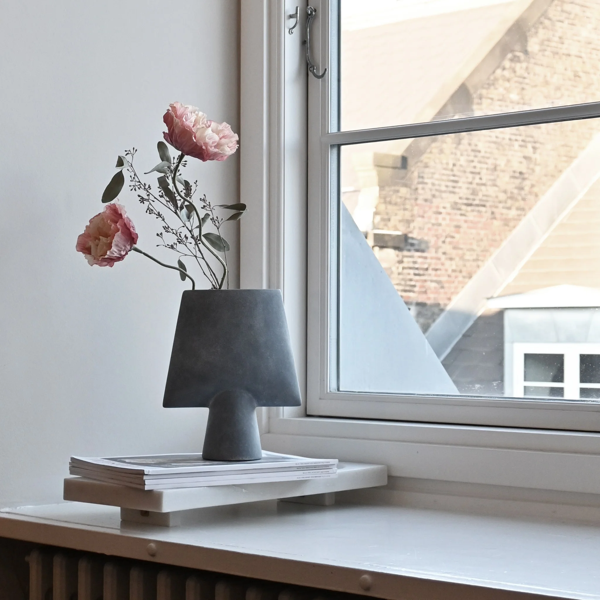 Sphere Vase Square, Mini - Light Grey - Image 6