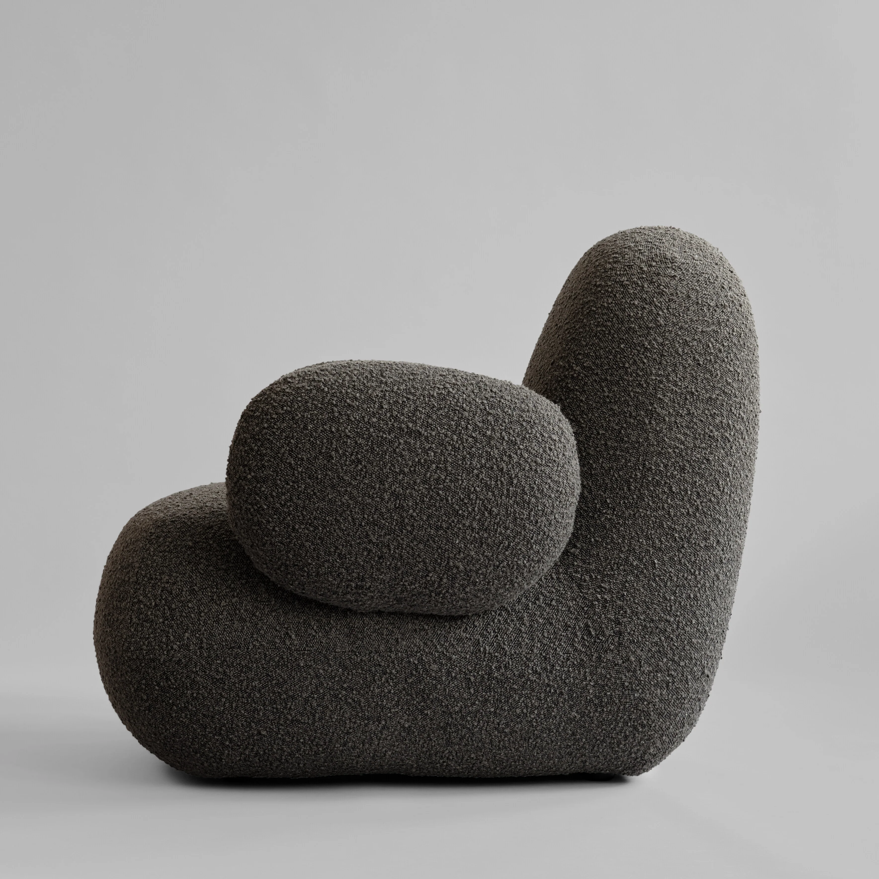 Toe Armchair, Flat - Deep Taupe (A2635) - Image 6